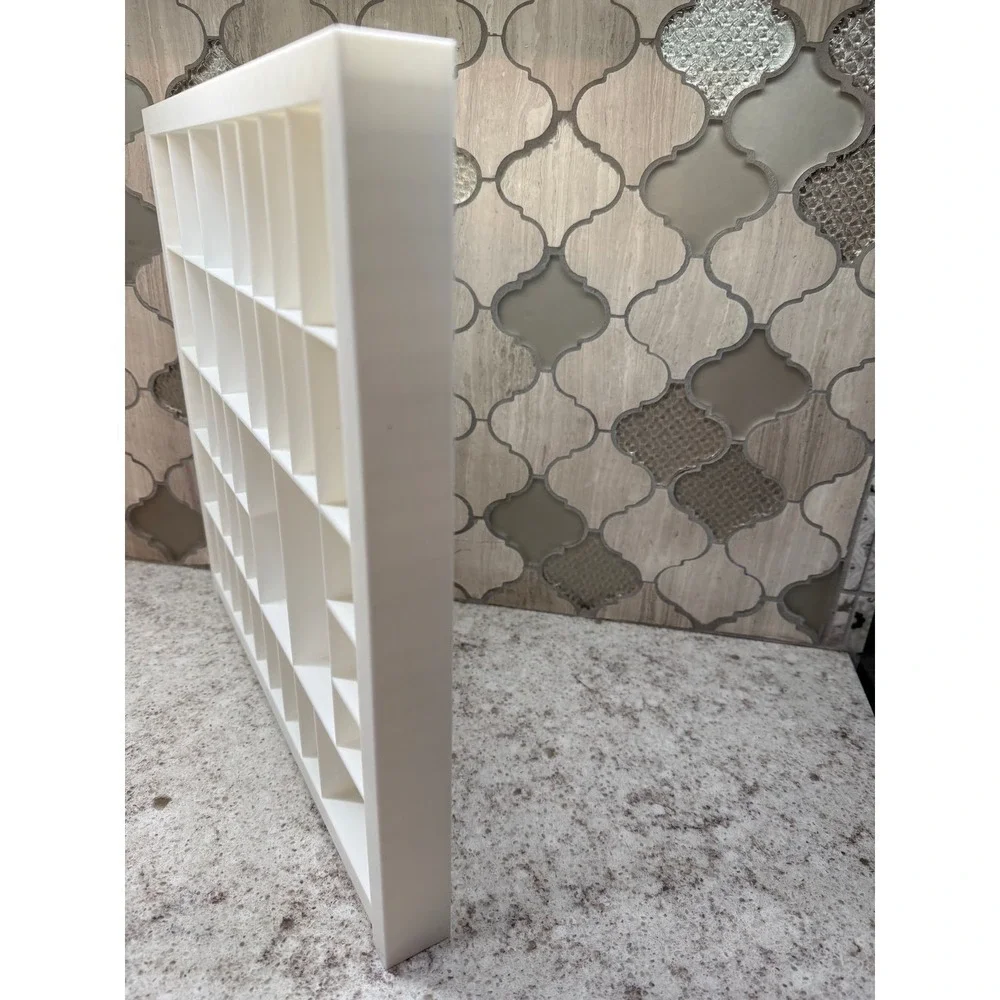 Trinket Shelf Tray Display 1:12 white 3D Printed Miniatures Dollhouse Minis 13.5